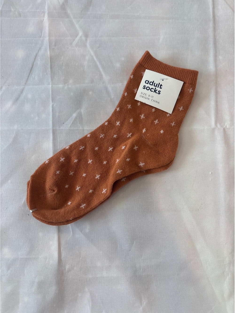 Brown Polka Dot Socks